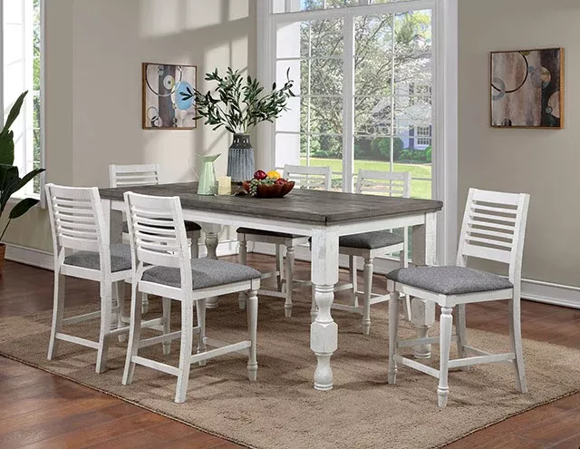 Calabria - 7 Pc Counter Ht Table Set