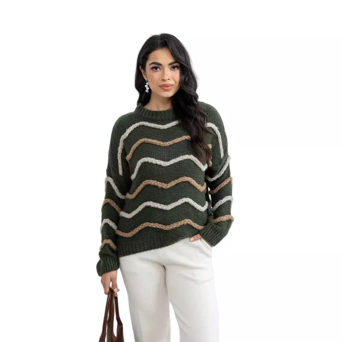 Cascading Contour Sweater