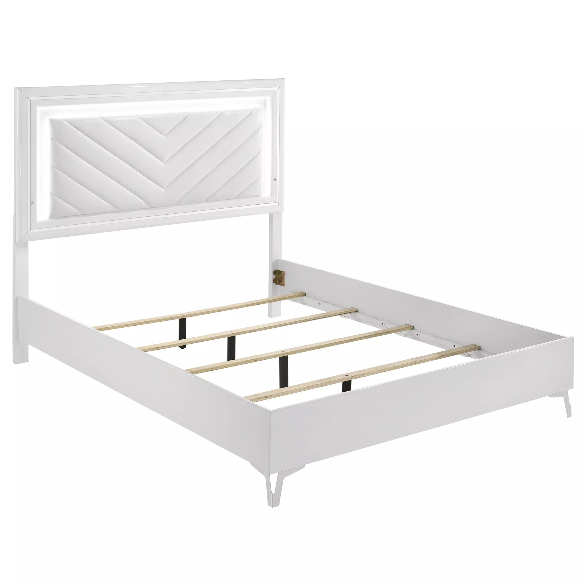 Cassia Panel Bed with LED Lighting
