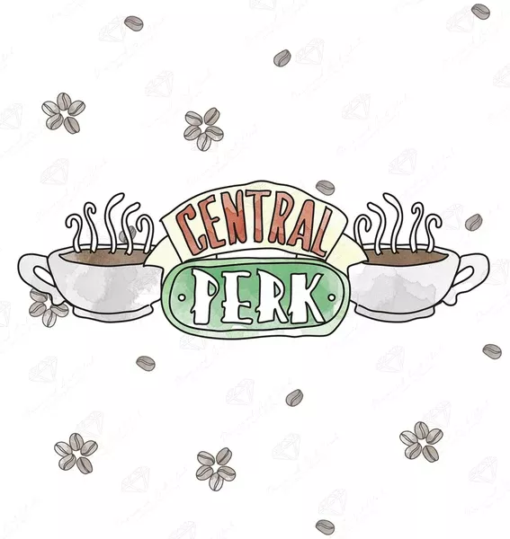 Central Perk™ - White & Coffee