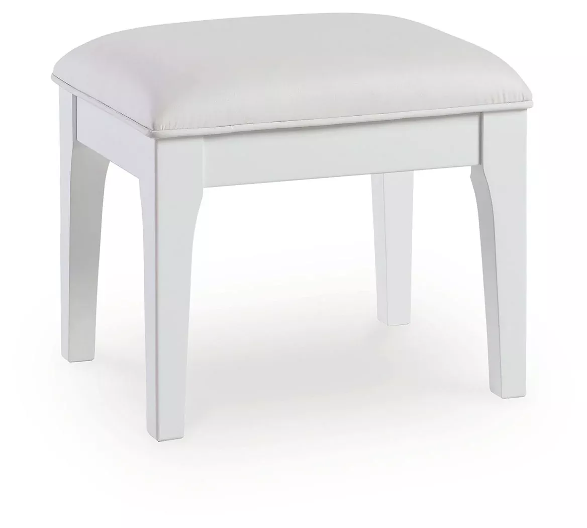 Chalanna - Vanity Stool - White