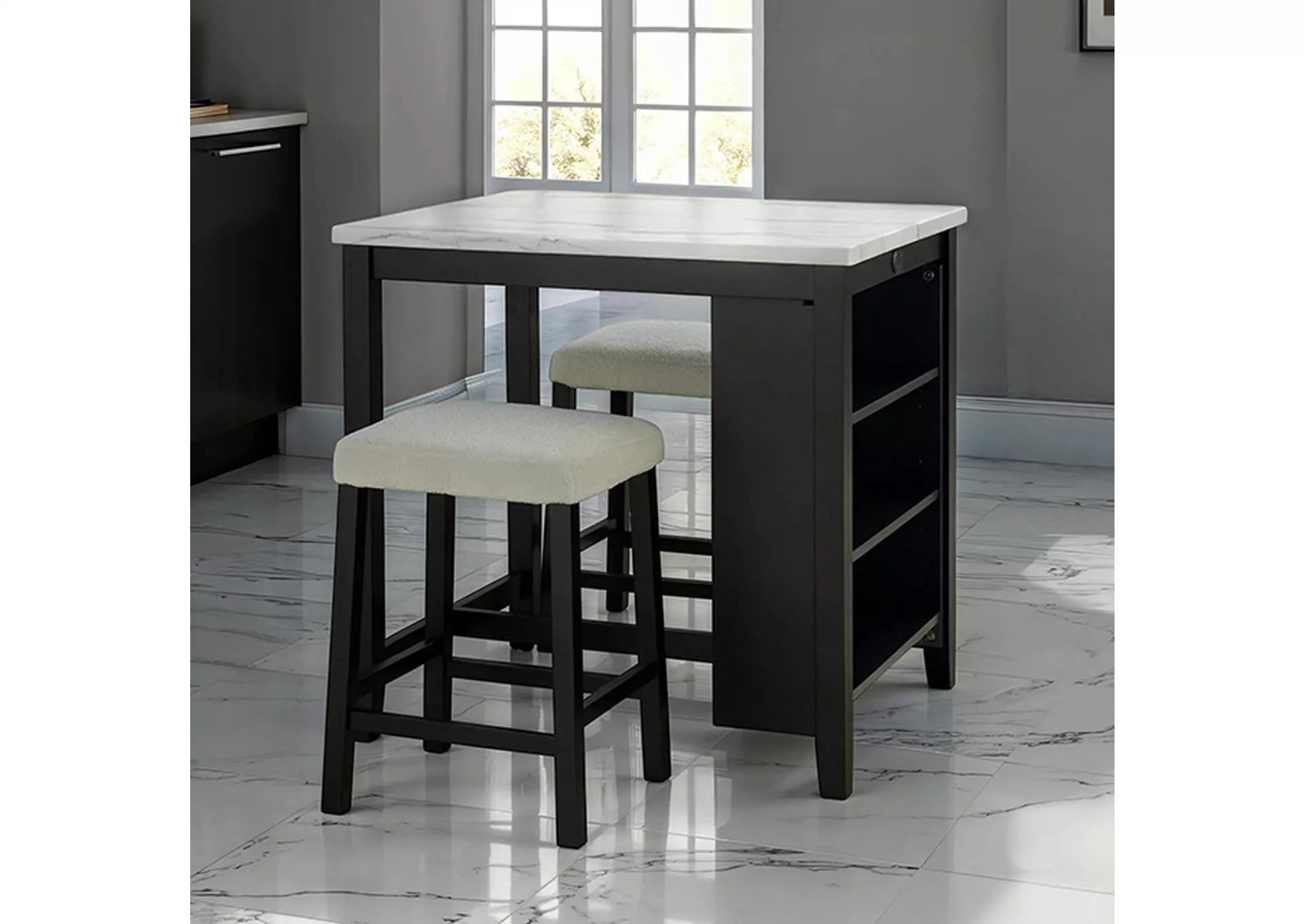 Chalcedony - 3 Pc. Dining Table Set