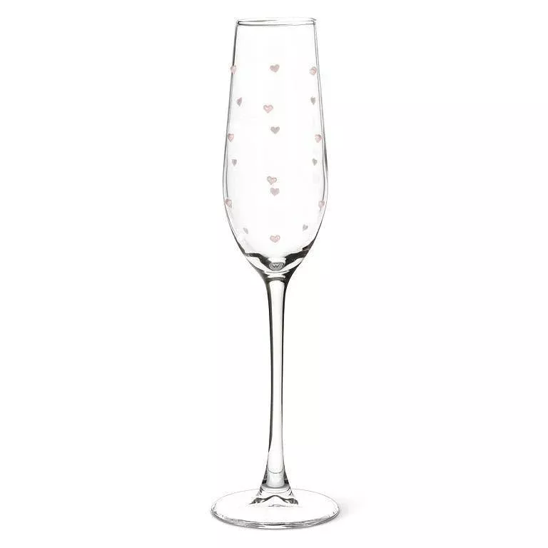 Champagne Flute With Hearts