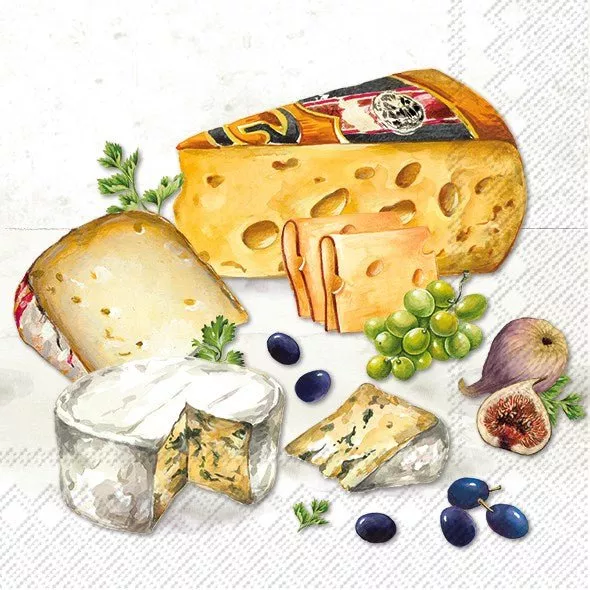 Cheese Selection - Paper Napkins