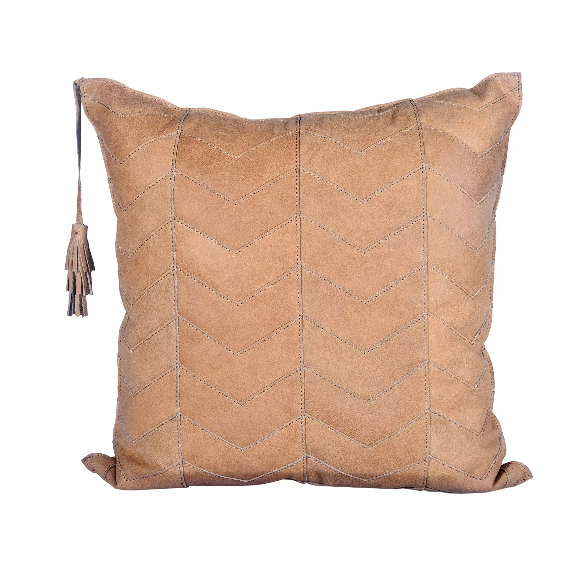 Chevron Tassel Throw Pillow