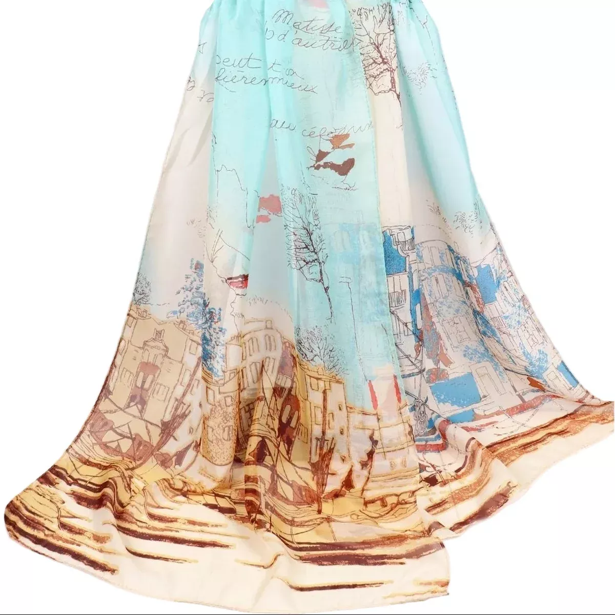 Chiffon Scarf - Cityscape