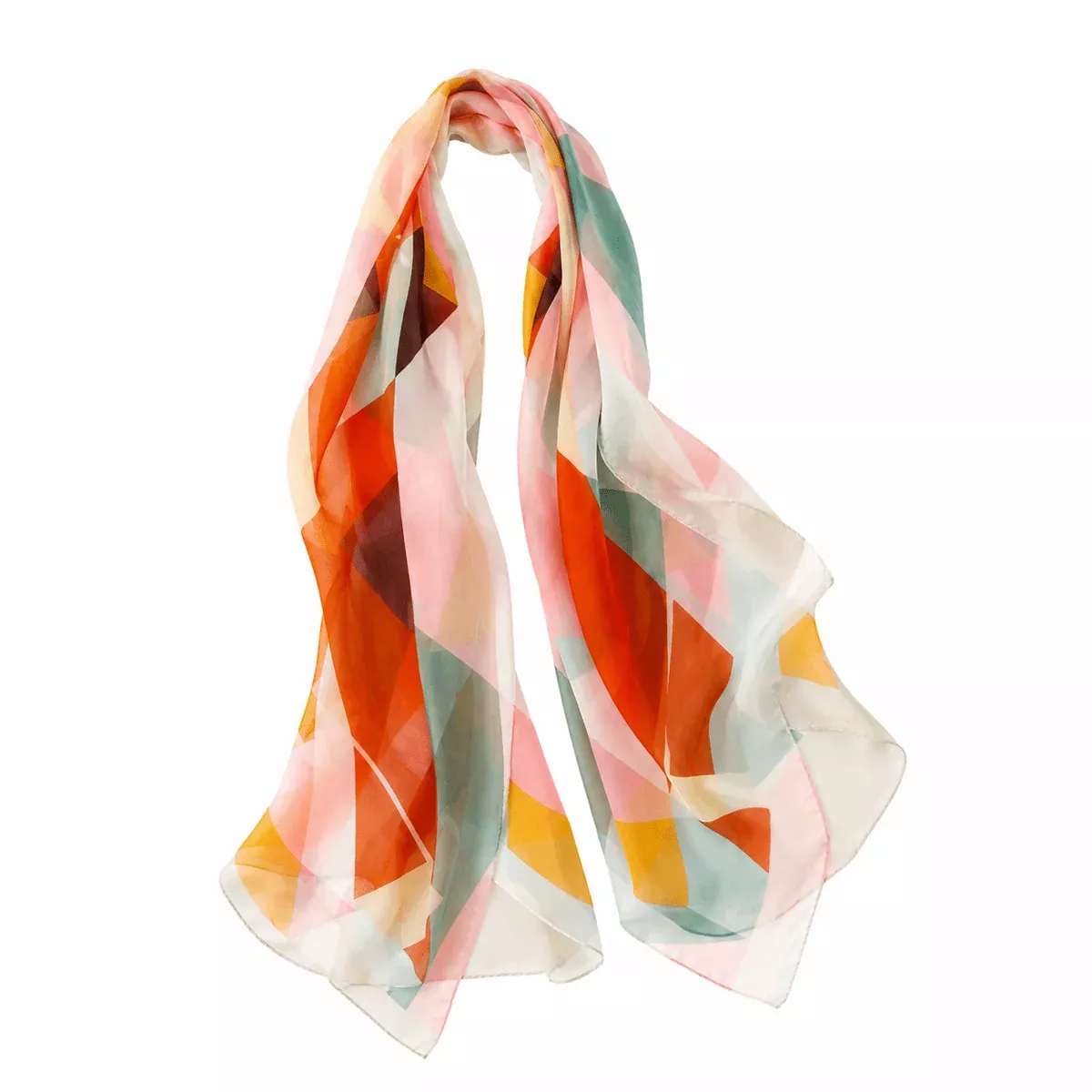 Chiffon Scarf - Geometric