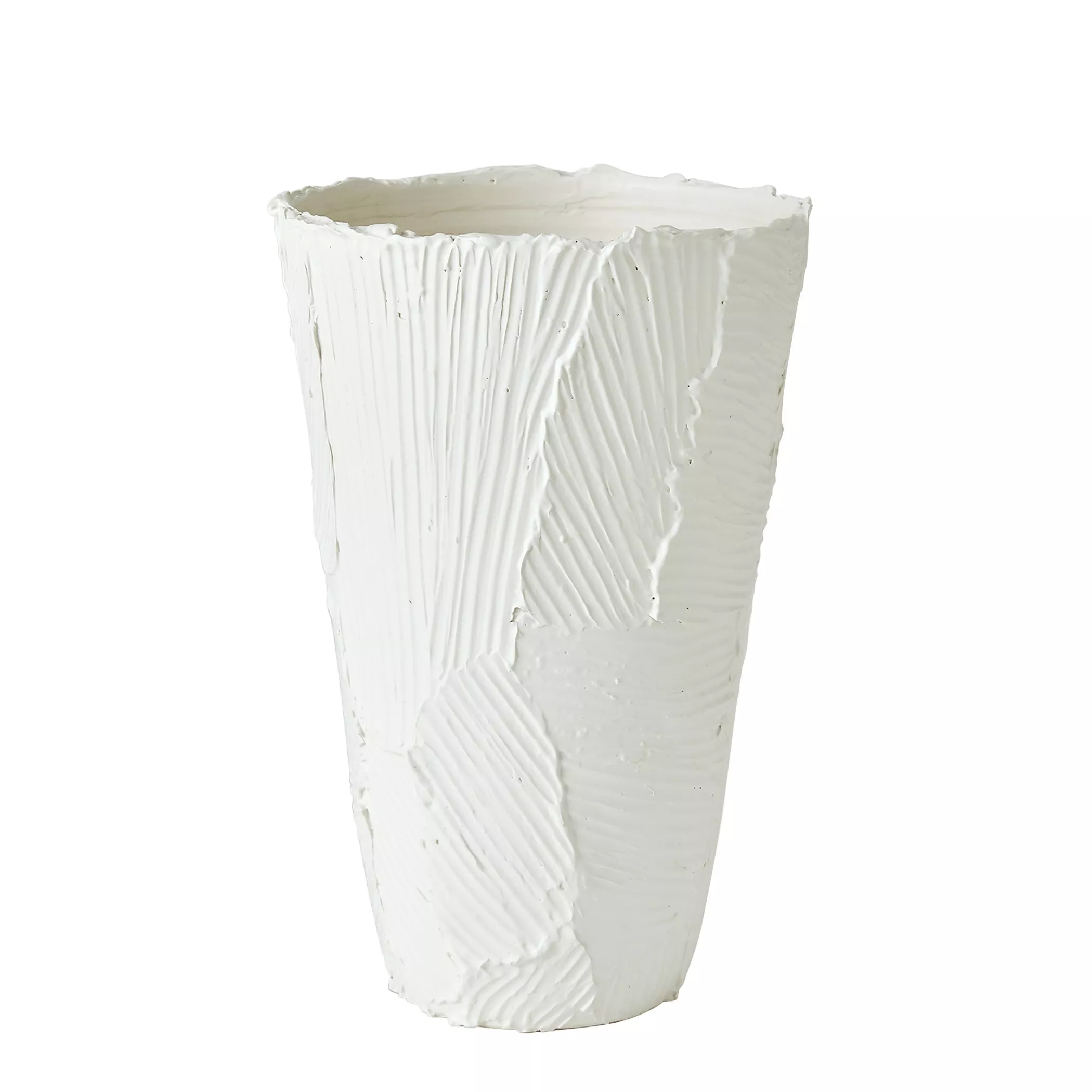 Chip Vase-White
