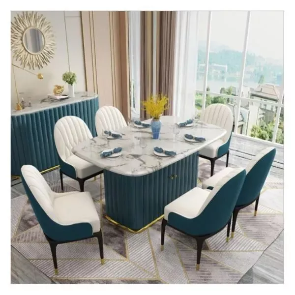 Classic Light Luxury Marble Dining Table