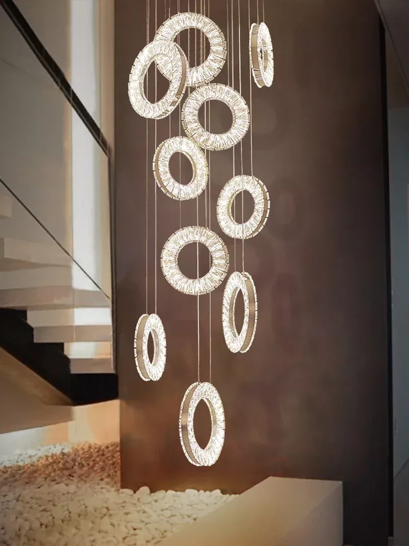 Classy Luster Crystal LED Pendant Light