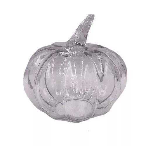 Clear Glass Pumpkin