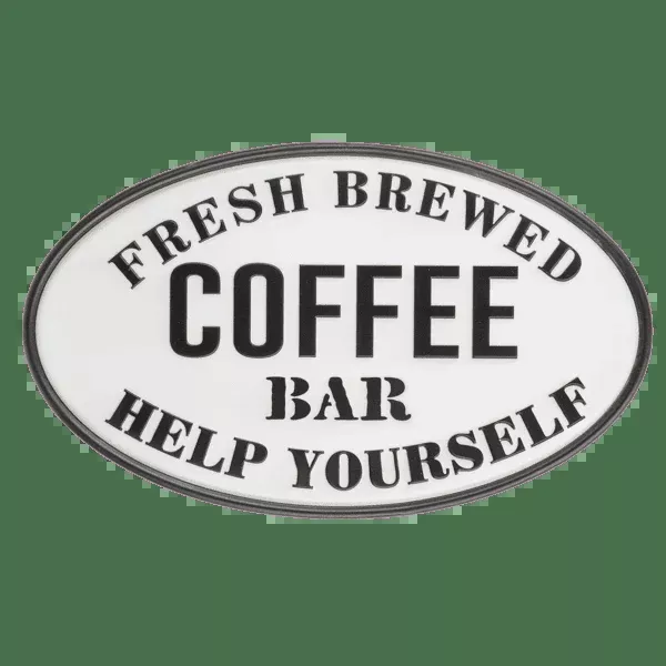 Coffee Bar Embossed Sign