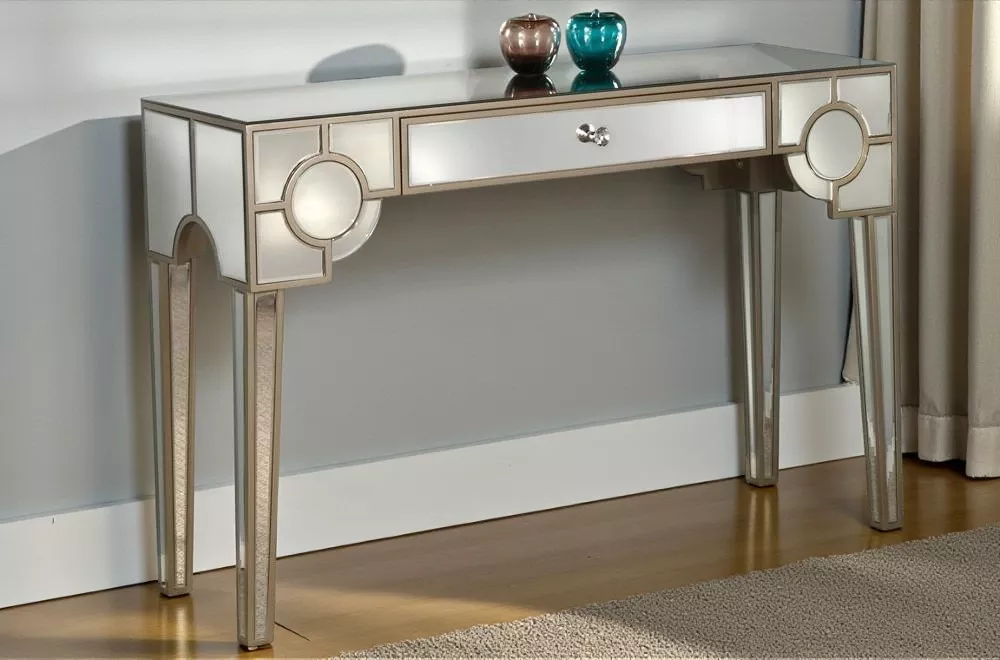 Compact Size Wooden Console Table