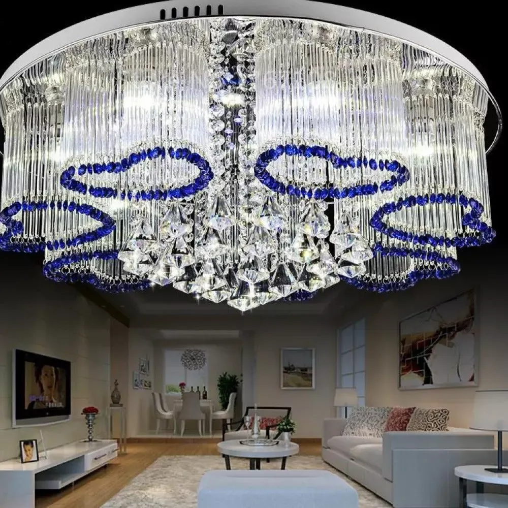 Crystal Round Luxury LED Ceiling Light