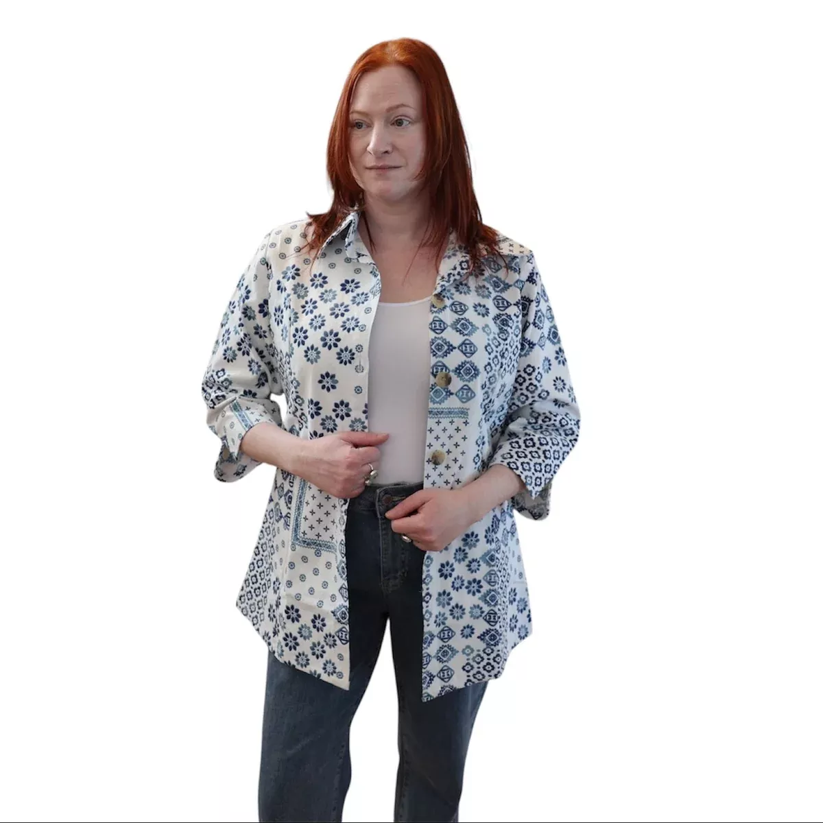 Danielle Cotton Printed Jacket