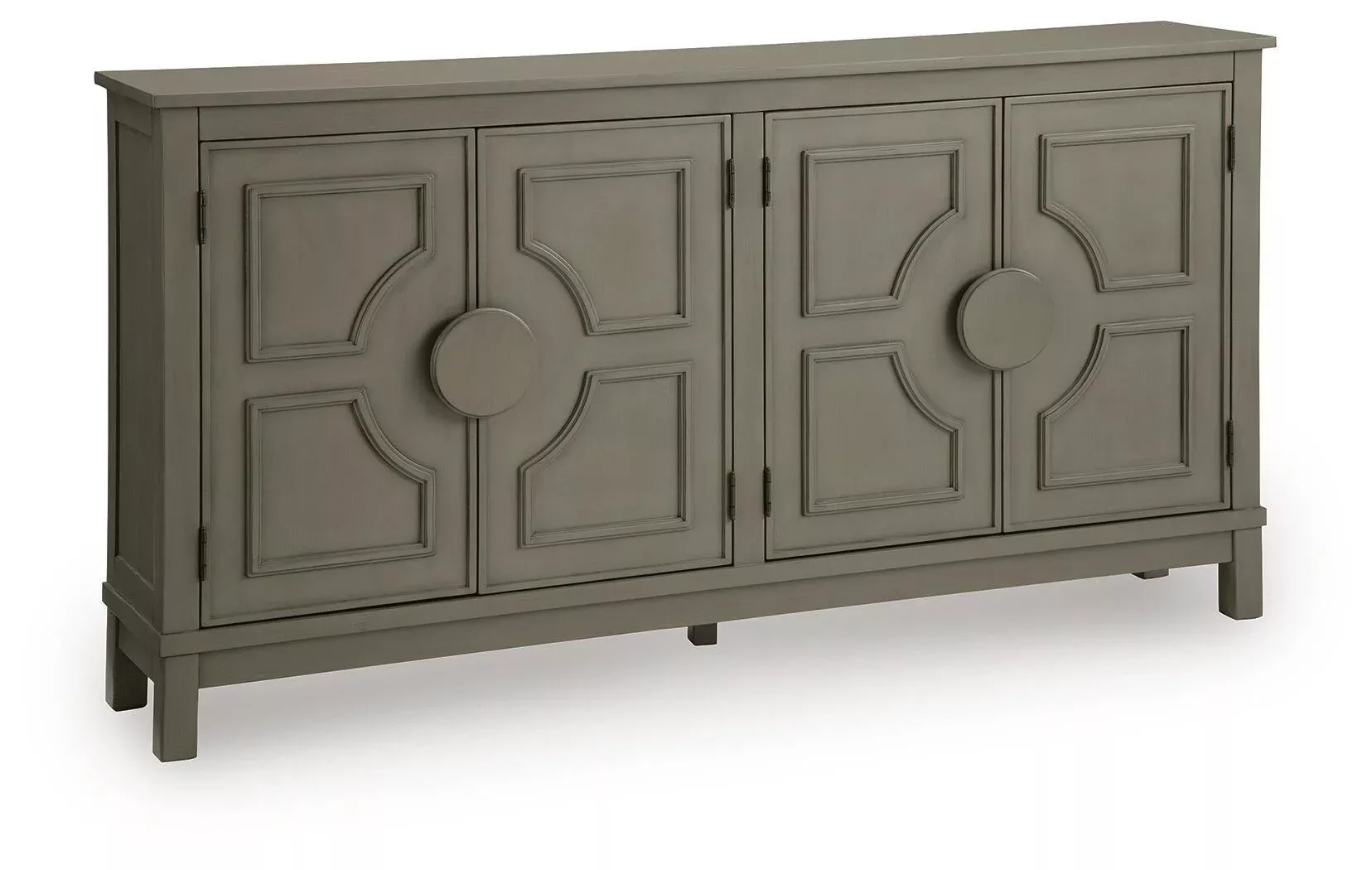 Darlock - Accent Cabinet - Warm Gray