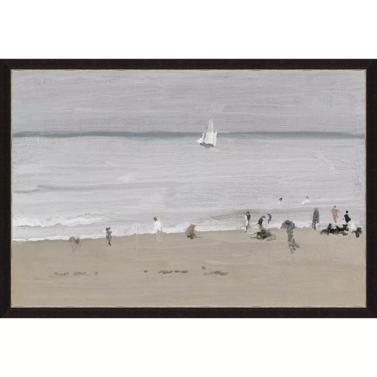 A Day By The Sea - Framed Print