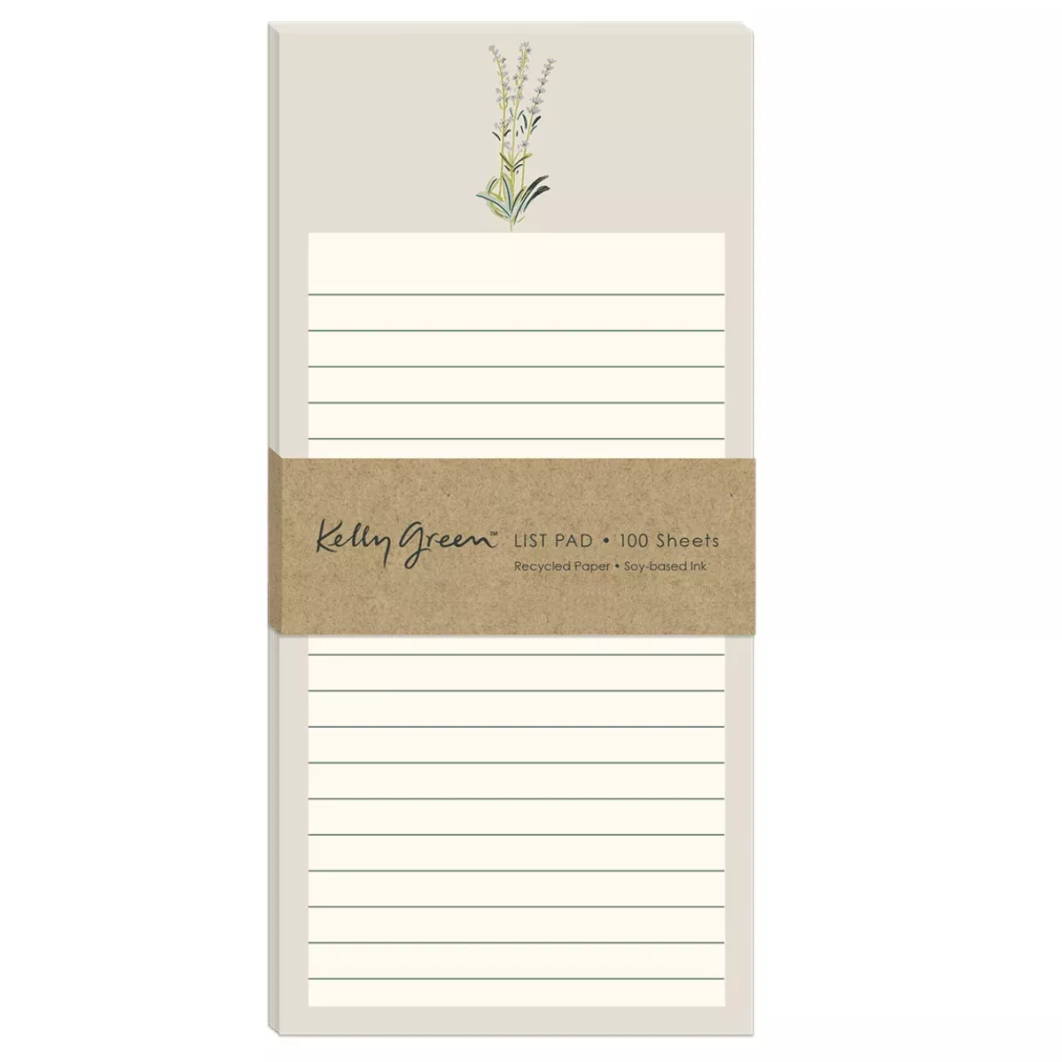 Delicate Floral Magnetic List Pad
