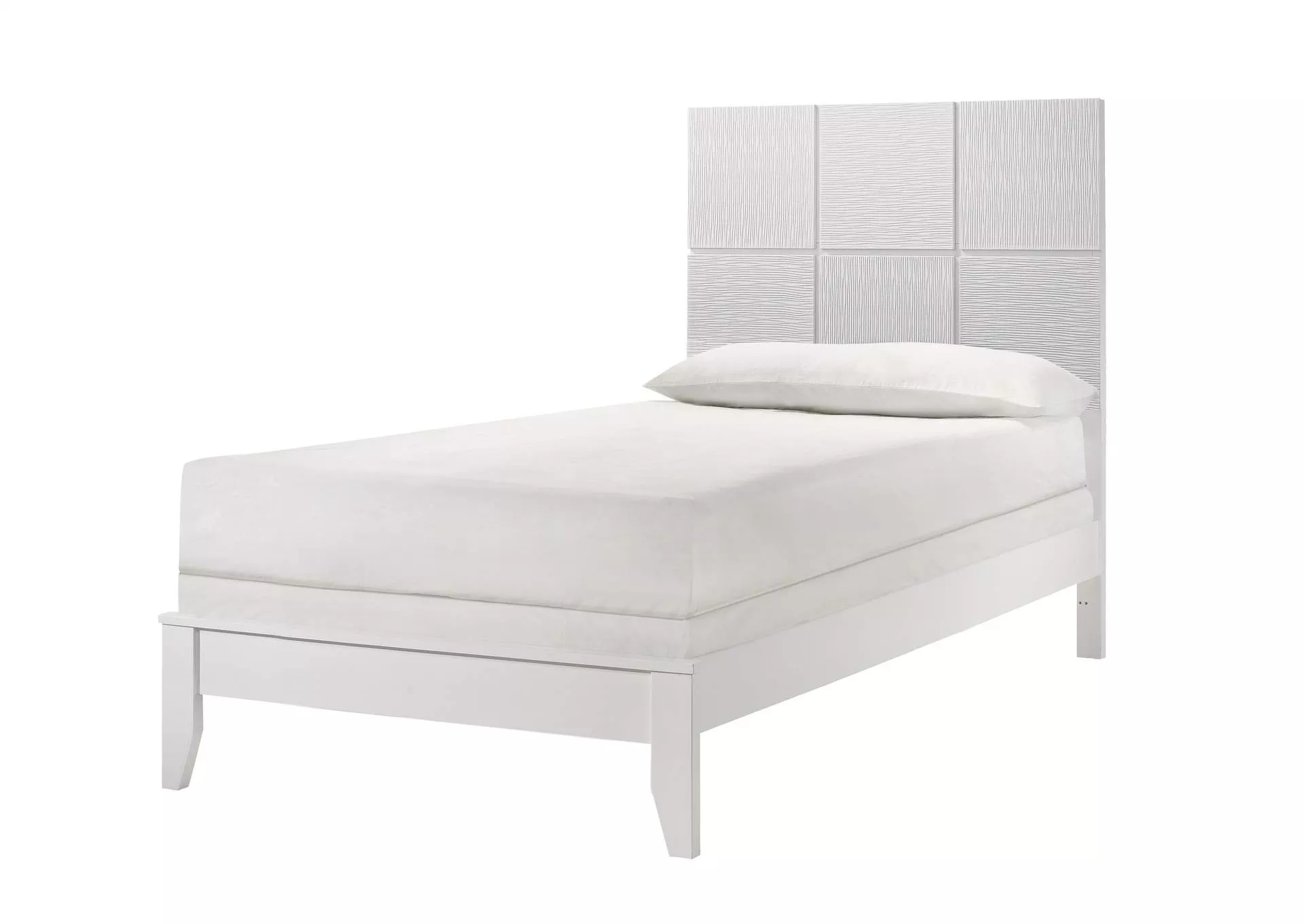 DENKER TWIN BED - WHITE