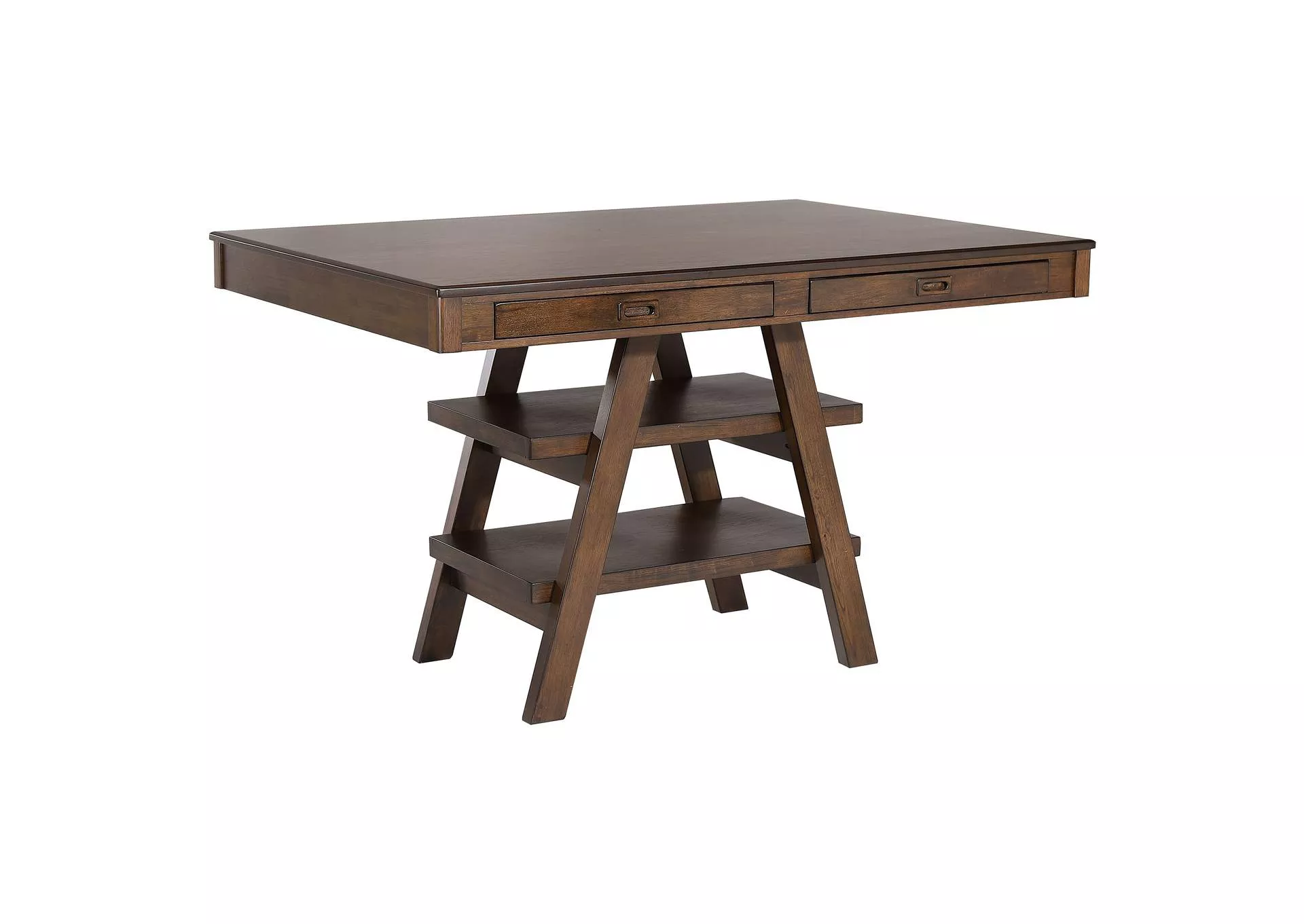 Dewey Rectangular 60-inch Counter Height Dining Table Walnut