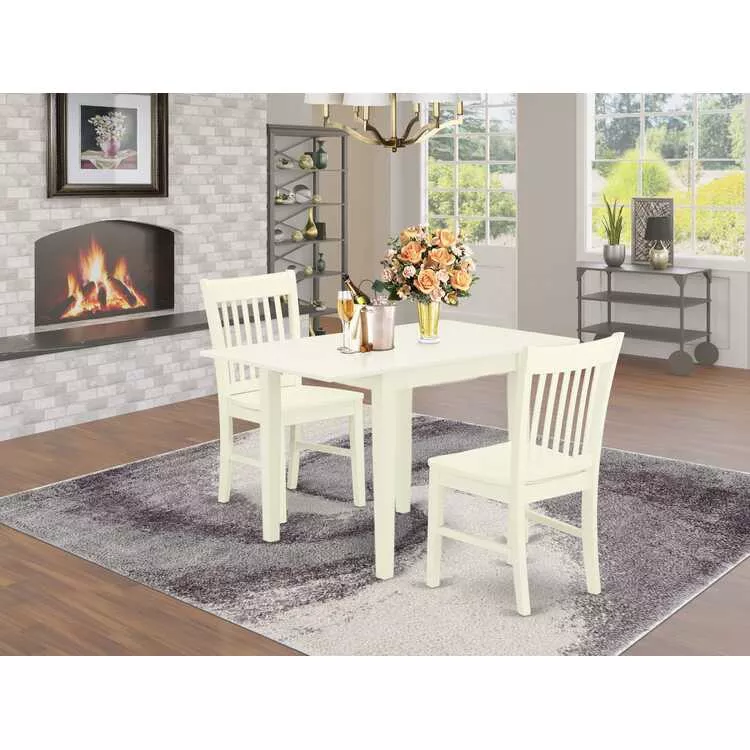 Dining Room Table Set 3Pc Modern Kitchen