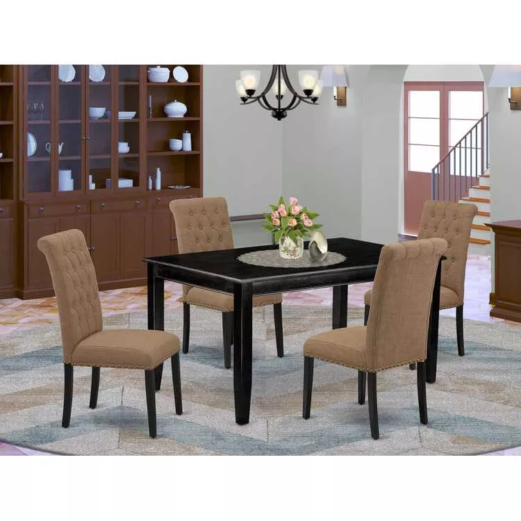 Dining Set w/ Rectangle Table & Parson Chairs
