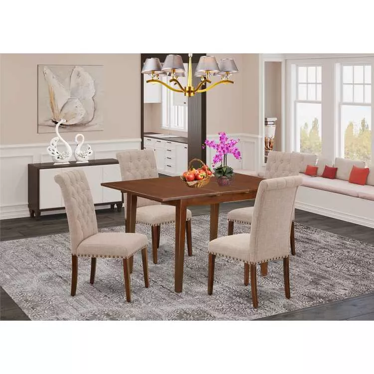 Dining Sets Rectangle Tables Mahogany Finish