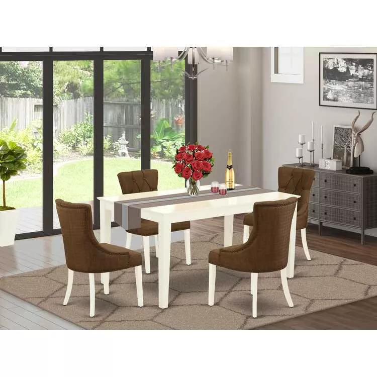 Dining Sets Rectangle Tables Parson Chairs