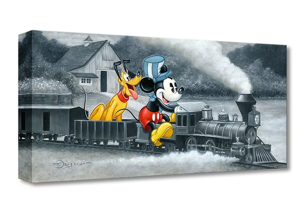 Disney Fine Art - Mickey's Train