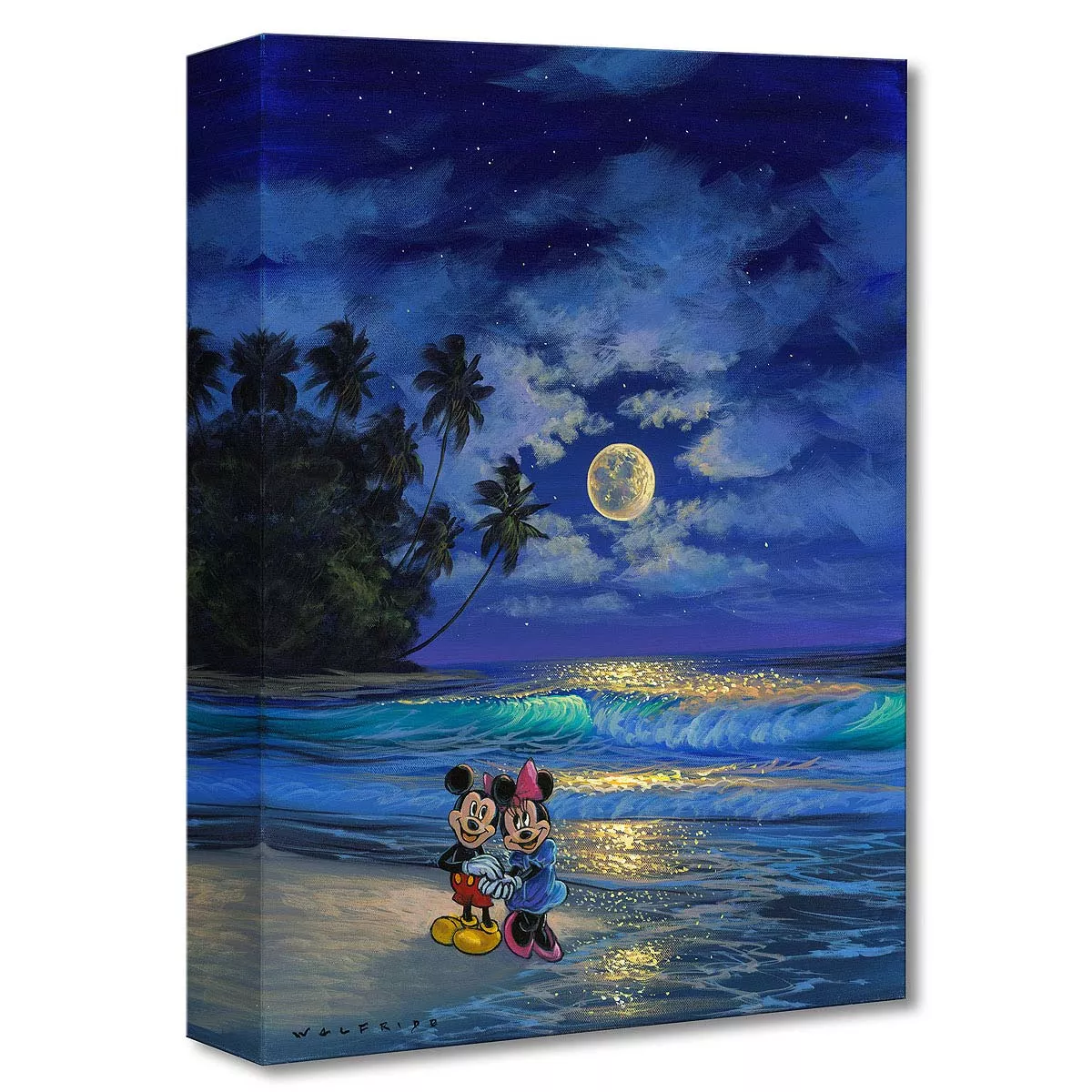 Disney Fine Art - Romance Under the Moonlight