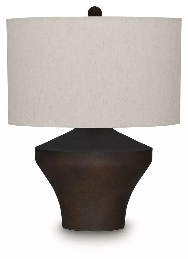 Dolanham - Metal Table Lamp - Distressed Brown