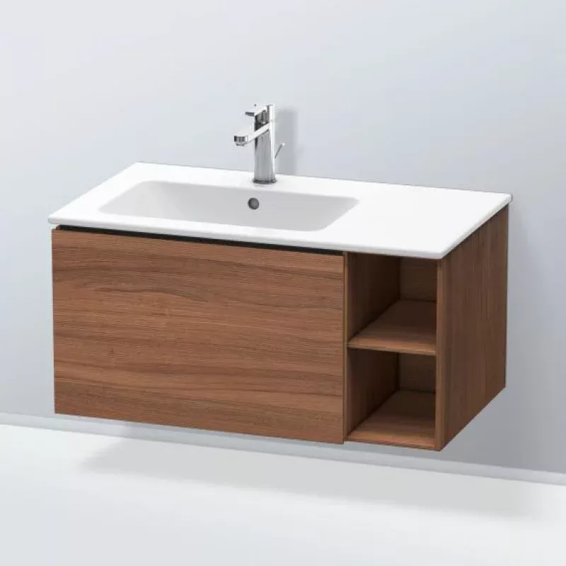 Duravit L-Cube vanity unit with 1 pull-out compartment and 1 rack element, without interior system