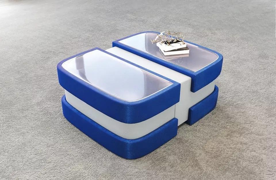 Extendable Leather Coffee Table