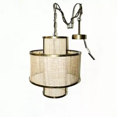 Fabric & Metal Lamp