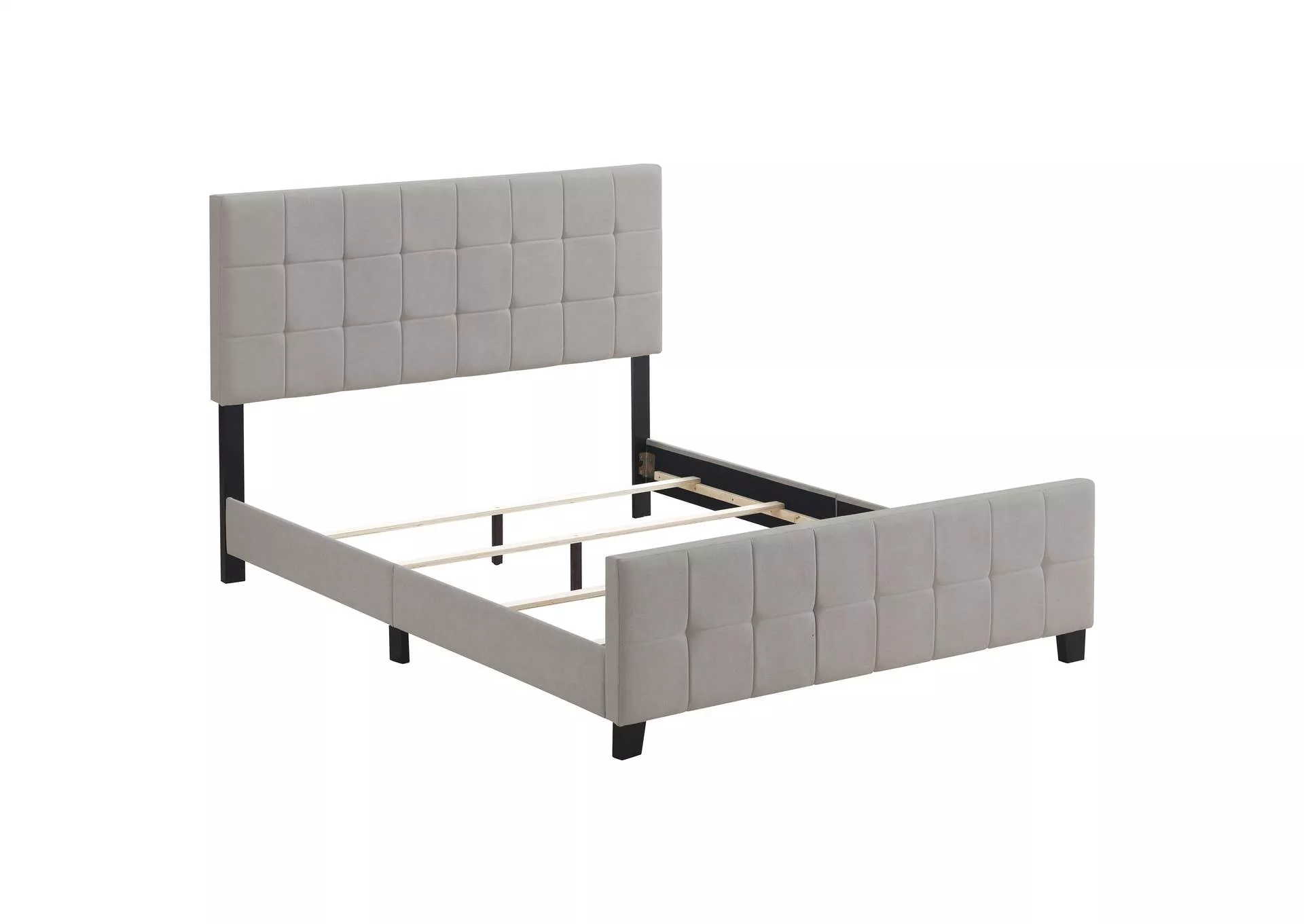 Fairfield Upholstered Eastern King Panel Bed Beige
