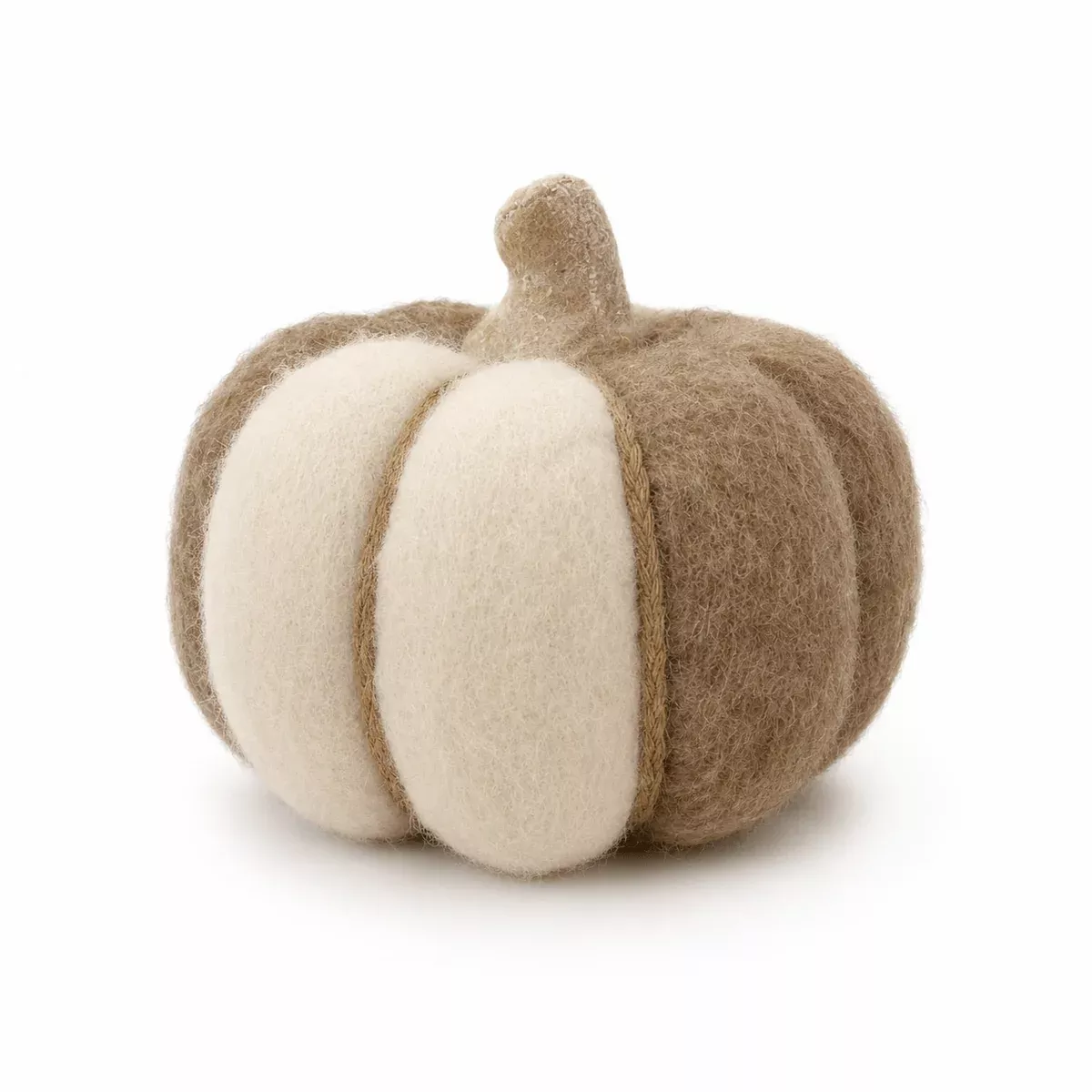Felt Two-Toned Pumpkin