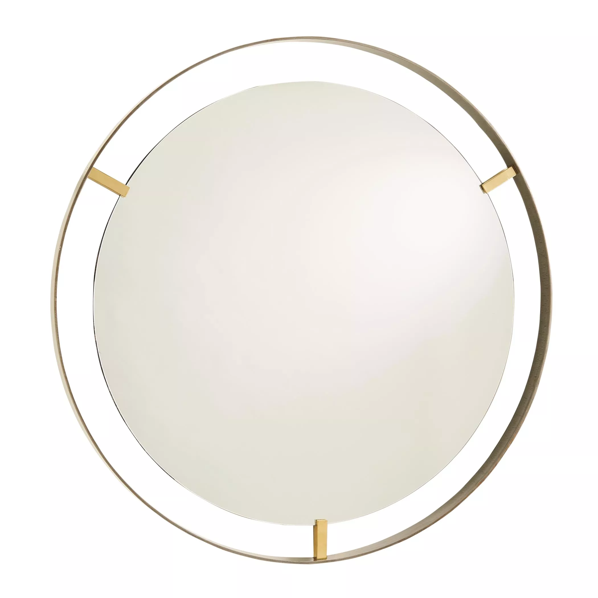 Floating Mirror- Brass