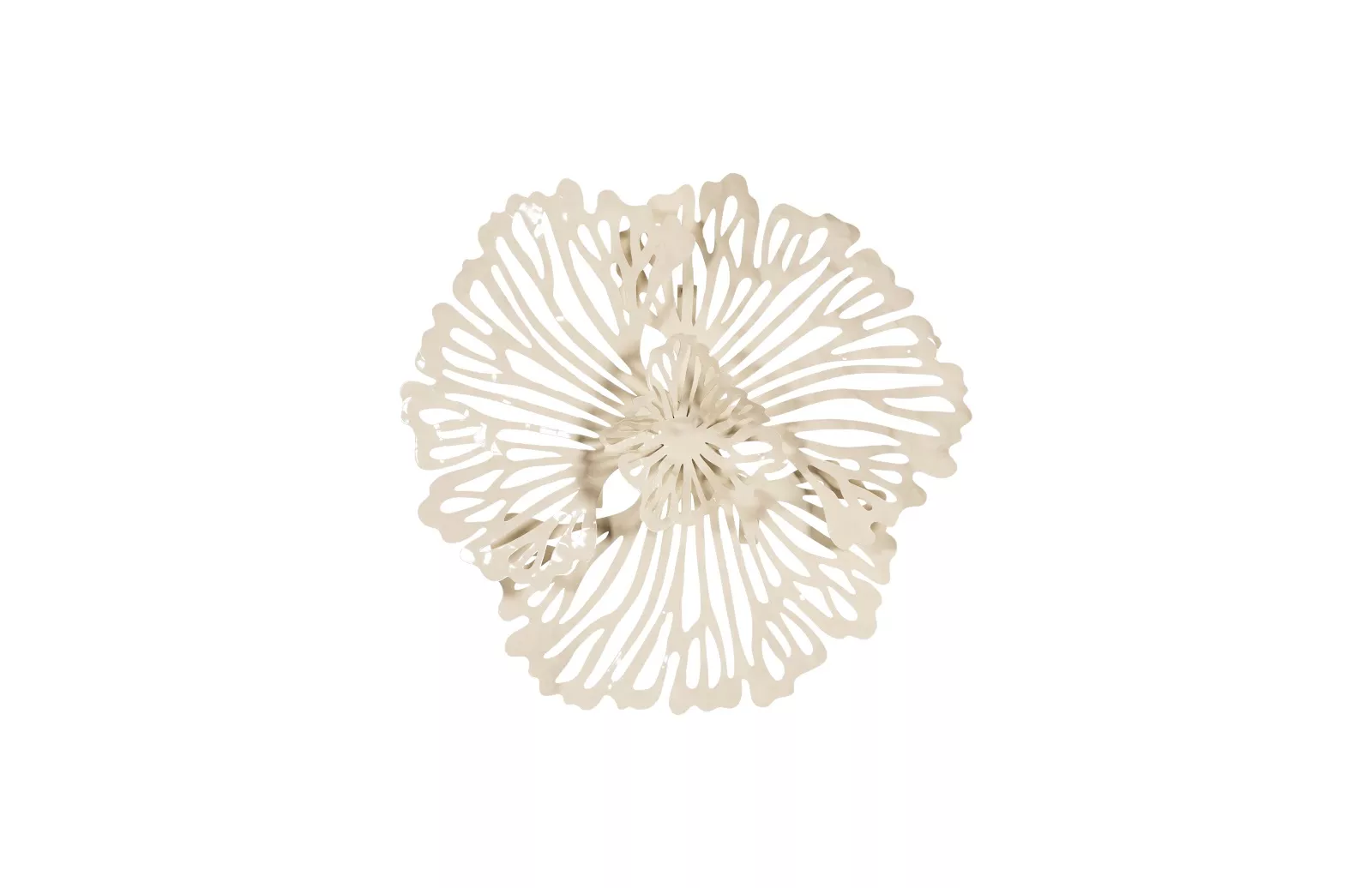 Flower Extra Small Ivory Wall Art