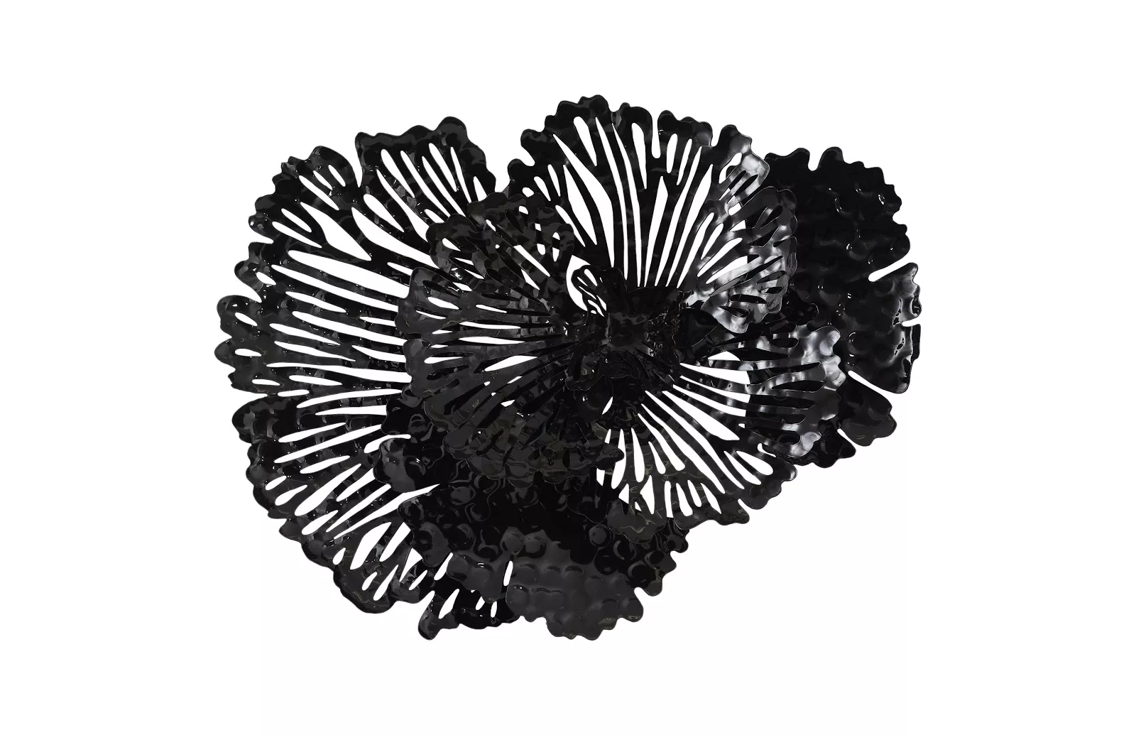 Flower Small Black Wall Art