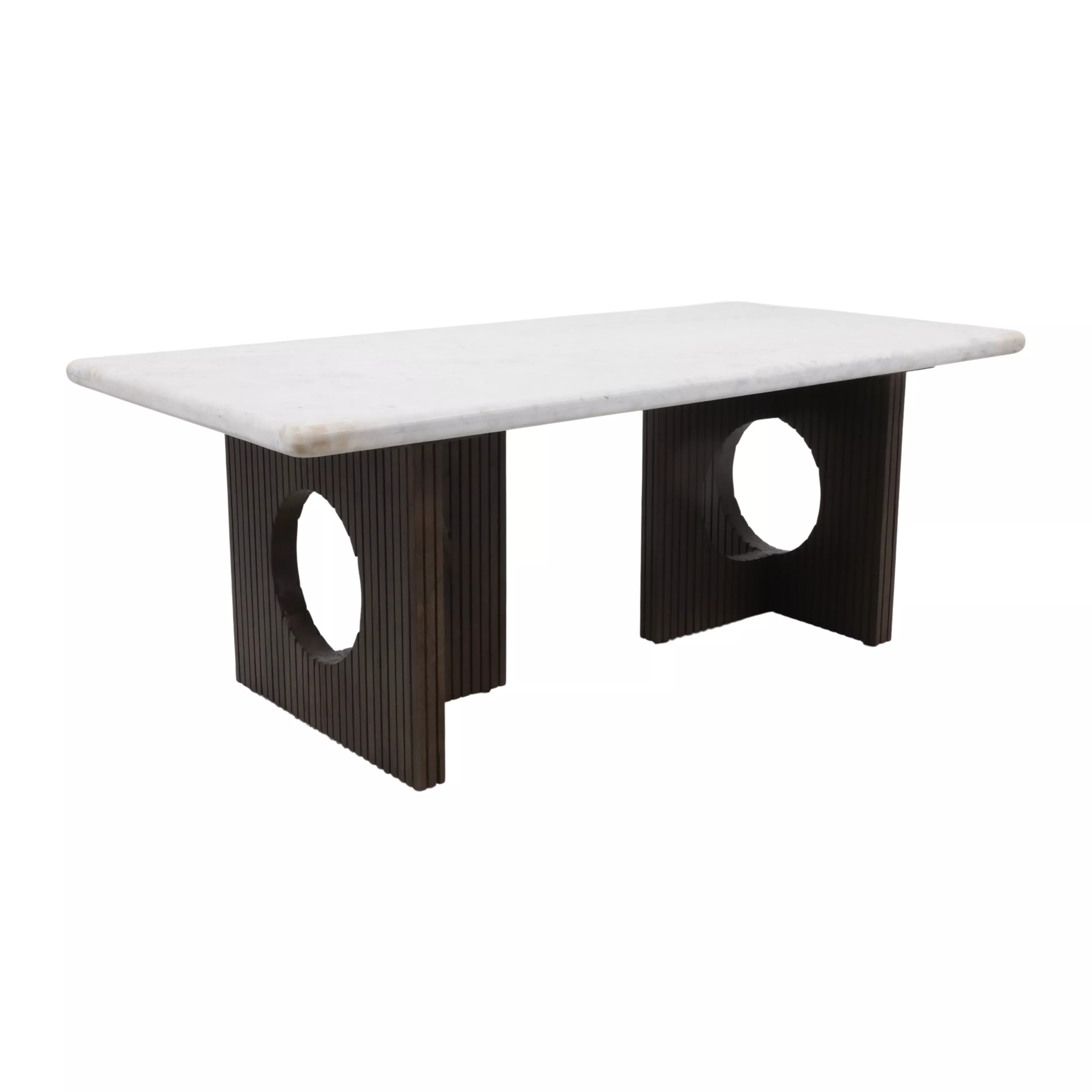 Fluted Base Coffee Table