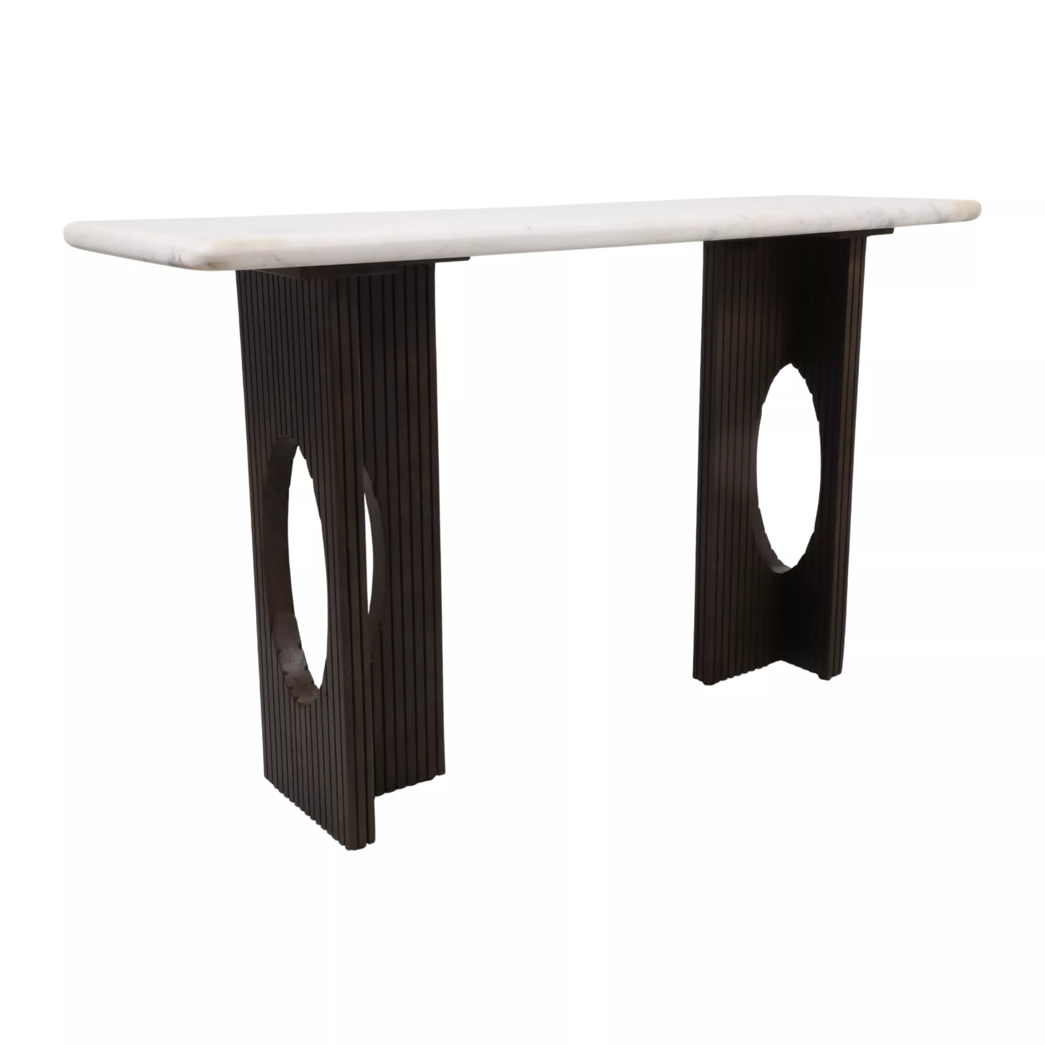 Fluted Base Console Table