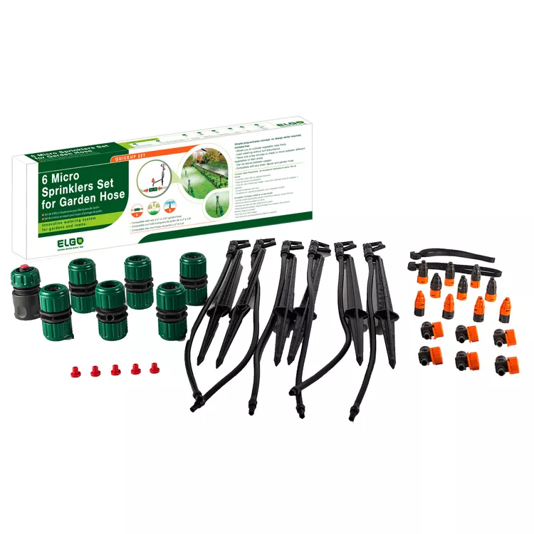 Genesis Portable Sprinkler System - 65ft Customizable Watering Kit