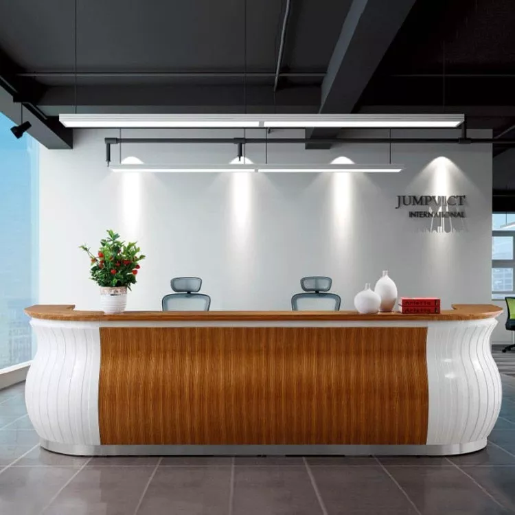 Graceful Office Reception Desk