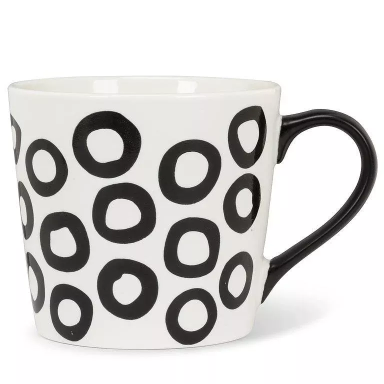 Graphic Loopy Circles Mug