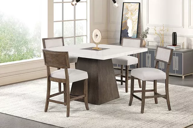 Grasten - 5 Pc Counter Ht Table Set