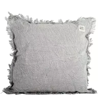 Grey Stone Washed Cushion