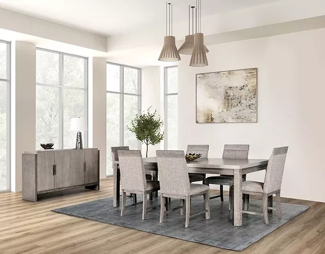 Gristalt - 9 Pc Dining Table Set