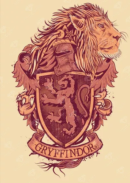 Gryffindor™ Crest - Tomes & Scrolls