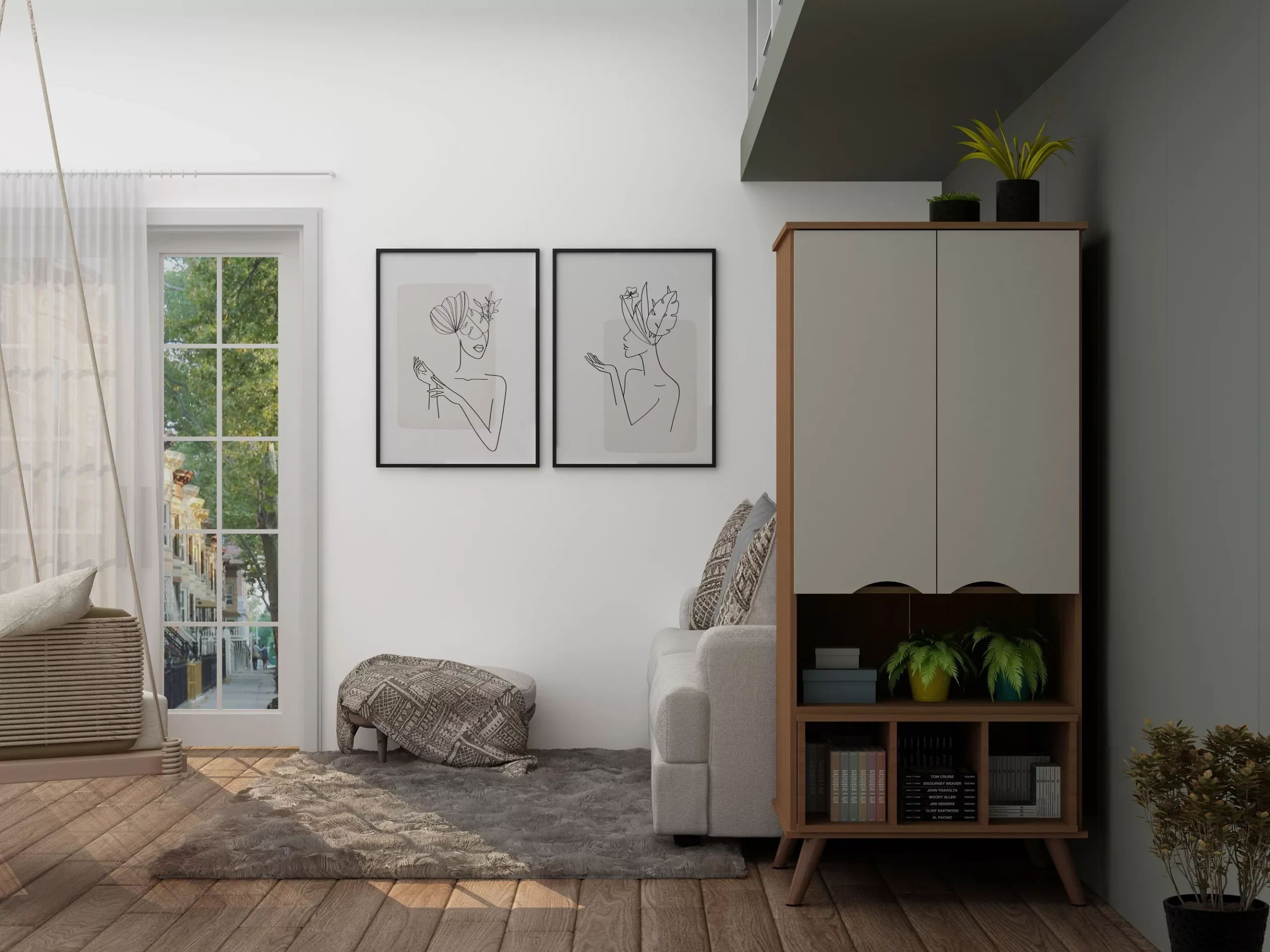 Hampton Cream Cabinet