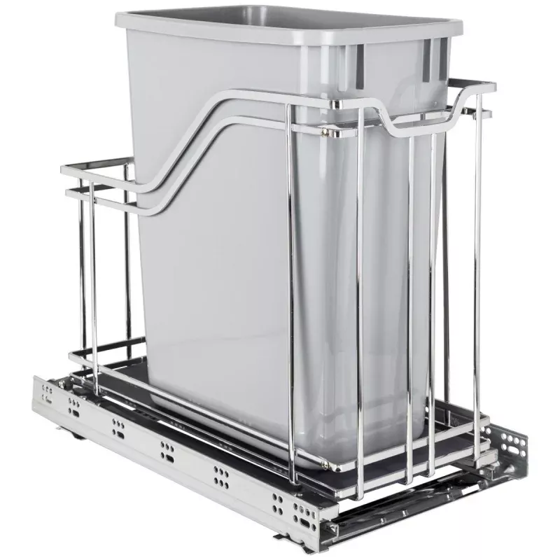 Hardware Resources Metal Single Trashcan